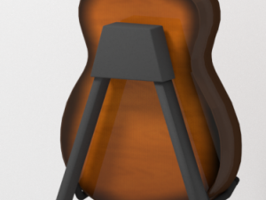 acoustic guitar Modello 3D