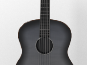 acoustic guitar Modello 3D