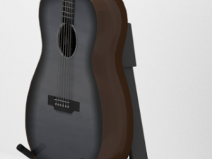 acoustic guitar Modello 3D