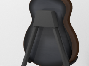 acoustic guitar Modello 3D