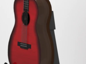 acoustic guitar 3D Model