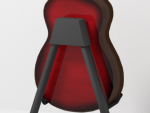 acoustic guitar Modello 3D