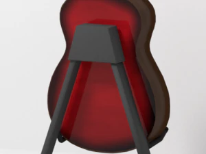 acoustic guitar 3D Model