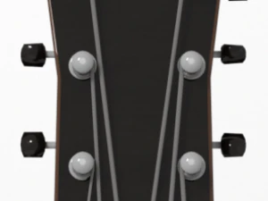 acoustic guitar 3D Model