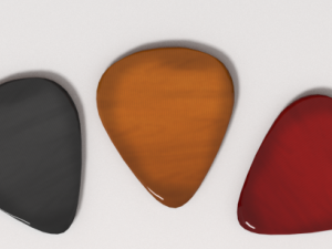 acoustic guitar Modello 3D