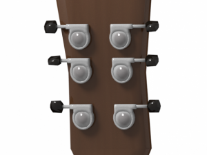 acoustic guitar Modello 3D