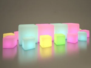 illuminated cubes 3D Model