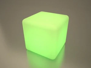 illuminated cubes 3D Model