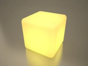 illuminated cubes 3D Model