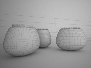 illuminated planter 2 3D 모델