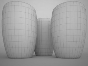 illuminated planter 3 Modello 3D
