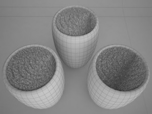 illuminated planter 3 Modello 3D