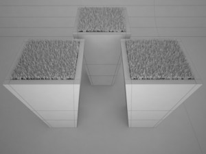 illuminated planter 4 3D Модель