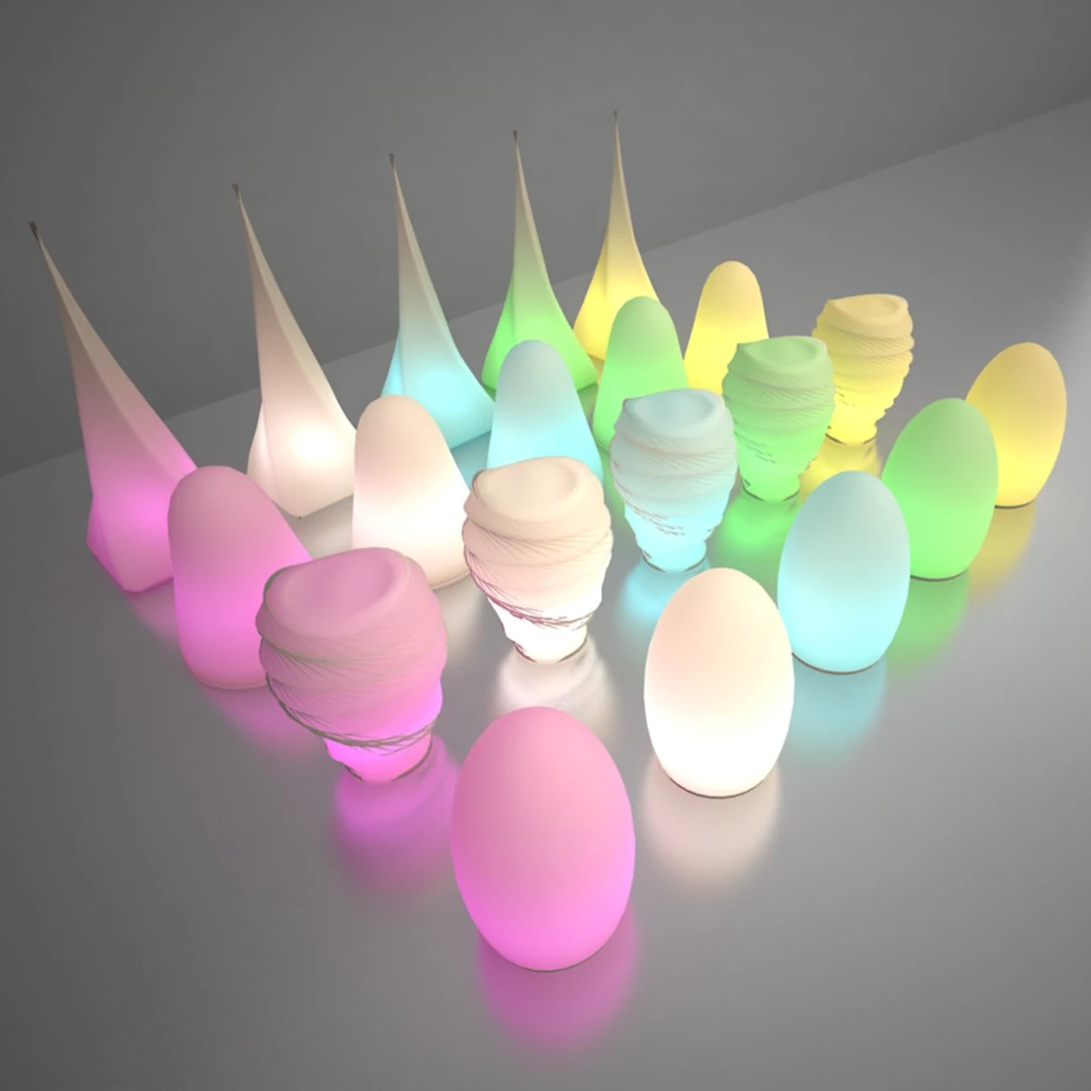 illuminated decorative light 3D Model .c4d .max .obj .3ds .fbx .stl .blend 
