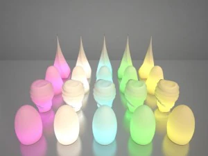 illuminated decorative light 3D Model