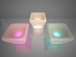 illuminated planter 5 3D 模型
