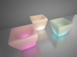illuminated planter 5 3D 模型