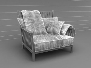 seat 1 3D Model