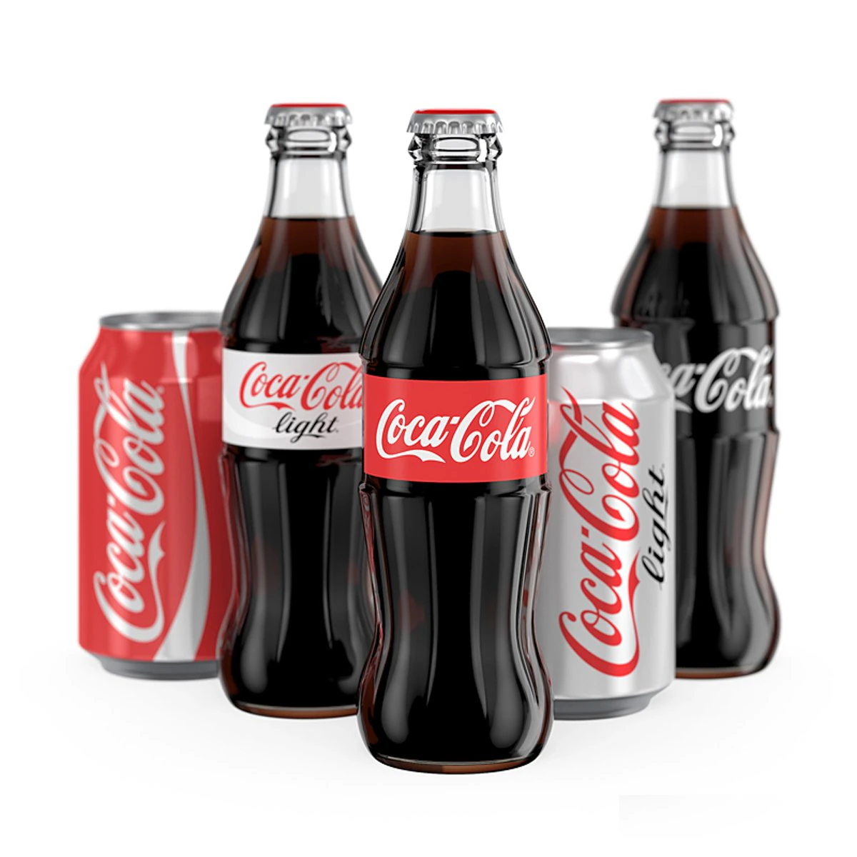 coca cola 3D Model .c4d .max .obj .3ds .fbx .stl .blend