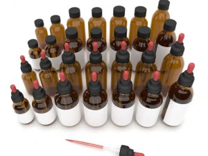 medical bottles 4 3D Model