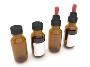 medical bottles 3 3D Model