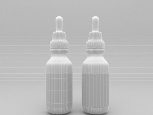 medical bottles 2 3D Model