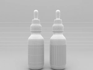 medical bottles 2 3D Model