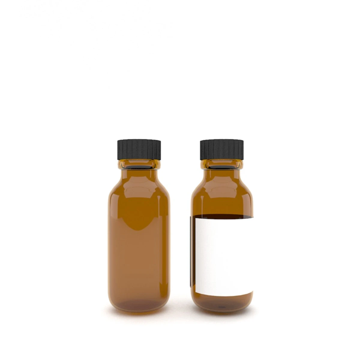 medical bottles 1 3D Model .c4d .max .obj .3ds .fbx .stl .blend 