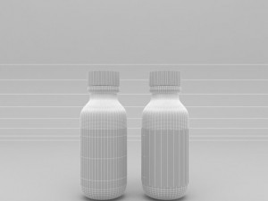 medical bottles 1 3D 模型