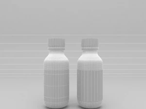medical bottles 1 3D Model