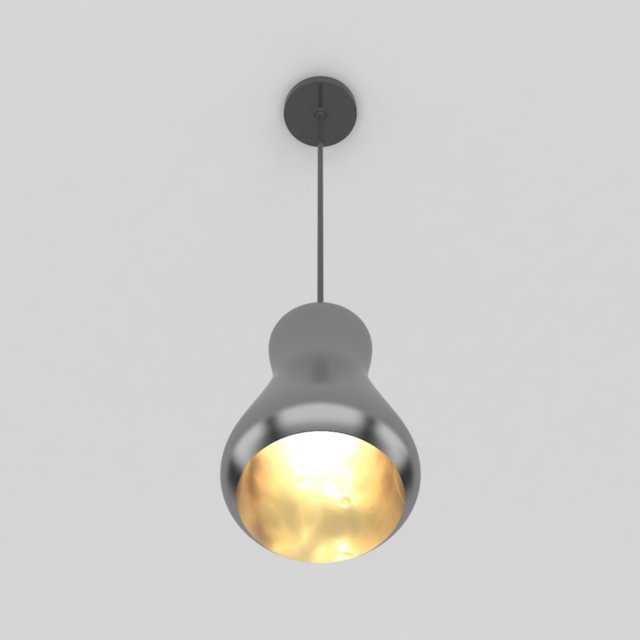 pendant lamp 2 3D 模型 .c4d .max .obj .3ds .fbx .stl .blend 