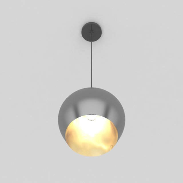 pendant lamp 4 Model 3D .c4d .max .obj .3ds .fbx .stl .blend 