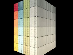 40ft containers 1 3D Model