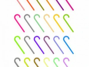 snoepstokken 1 3D Model