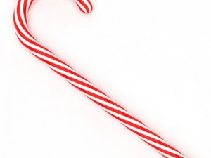 candy canes 1 3D Model