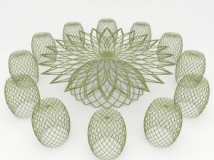 mesh outdoor furniture 1 3D Model
