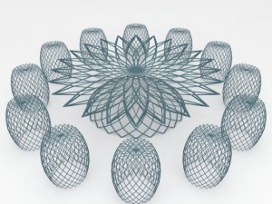 mesh outdoor furniture 1 3D Model