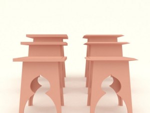modern moroccan table 1 Model 3D