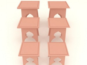 modern moroccan table 1 Model 3D