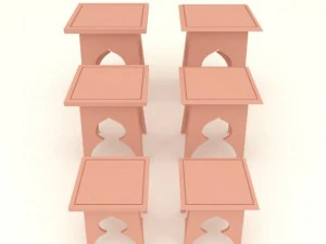 modern moroccan table 1 3D Model