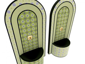 moroccan fountain 3 3D मॉडल