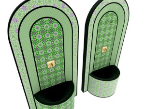 moroccan fountain 4 3D Модель