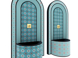 moroccan fountain 6 3D Модель