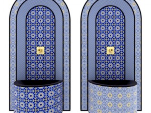 moroccan fountain 7 3Dモデル