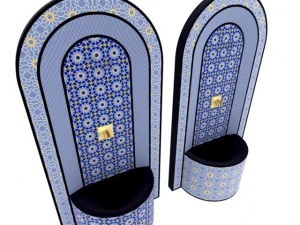 moroccan fountain 7 3D Model