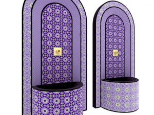 moroccan fountain 8 Modelo 3D