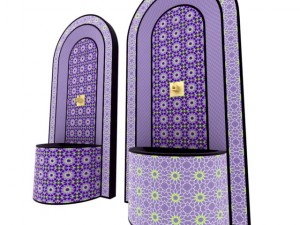 moroccan fountain 8 Modelo 3D