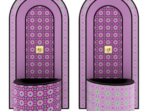 moroccan fountain 9 3Dモデル