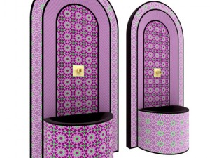 moroccan fountain 9 3D 모델