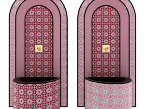 moroccan fountain 10 3D Model